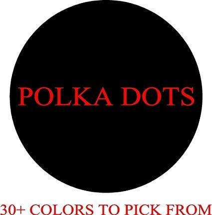 2 Colored Circles Logo - 2 INCH POLKA DOTS 100 DOTS VINYL DECAL HOME DECOR WALL CIRCLES