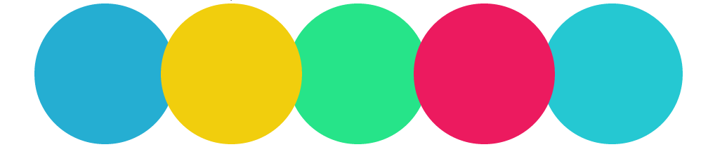 2 Colored Circles Logo - css circles using border radius need to change the color of ...