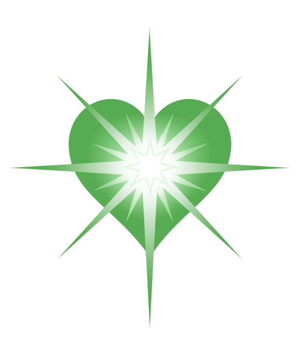 Star in Heart Logo - new heart star logo