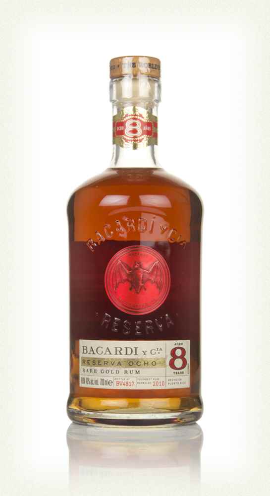 Bacardi 8 Logo - Bacardi 8 Year Old Rum - Master of Malt