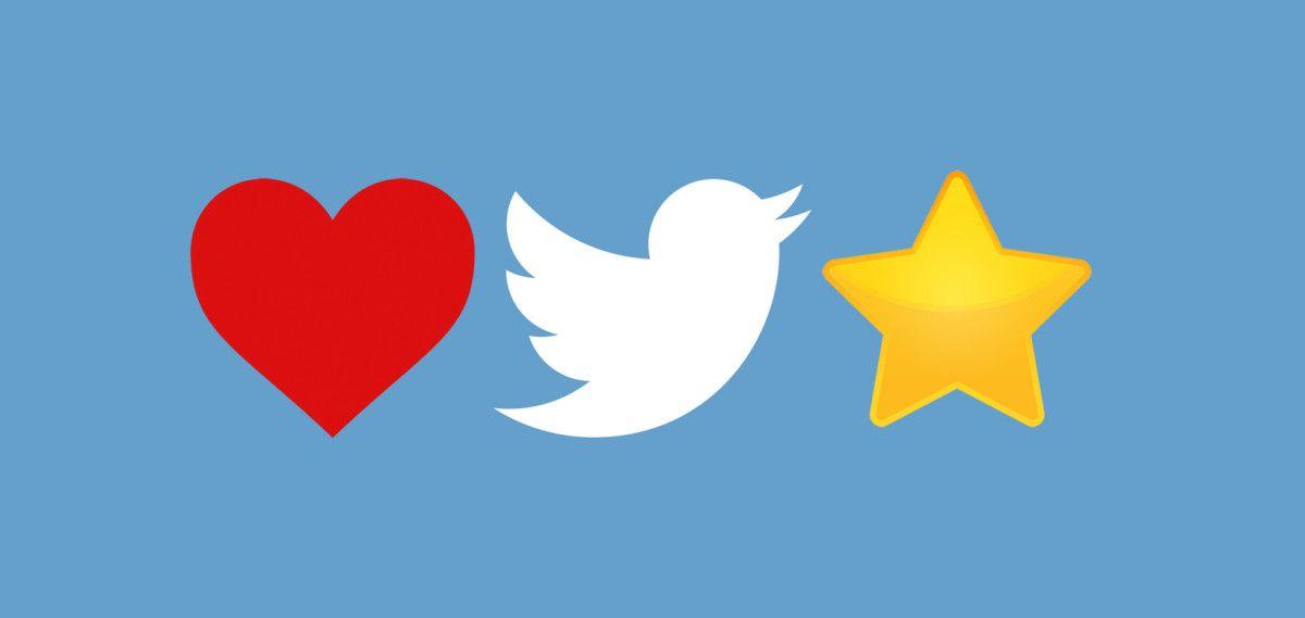 Star in Heart Logo - Twitter says we use its new 'like' heart six percent more than the ...
