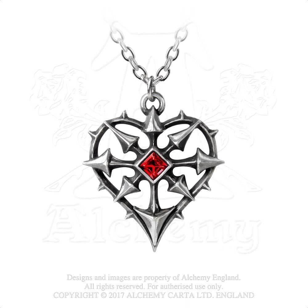 Star in Heart Logo - Alchemy Gothic Entropassio Chaos Star & Heart Pendant Necklace ...