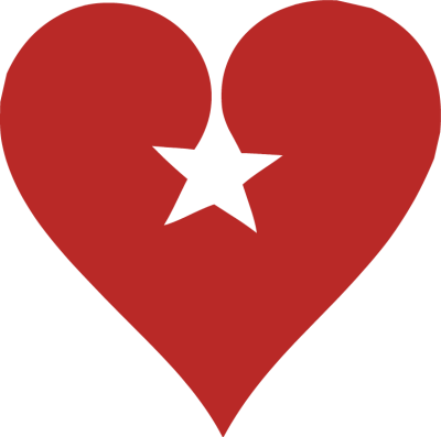 Star in Heart Logo - Free Star Heart Clipart, Download Free Clip Art, Free Clip Art