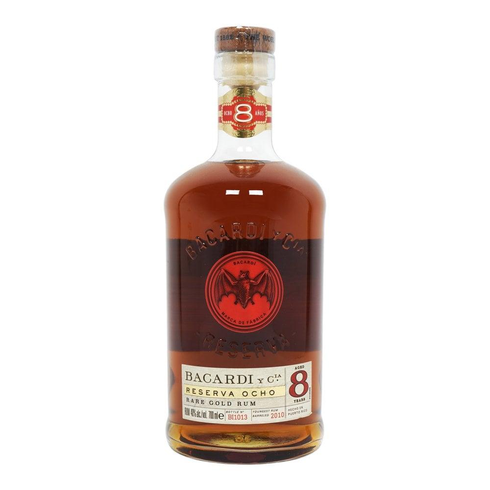 Bacardi 8 Logo - Bacardi 8 Year Old Ocho from The Whisky World UK