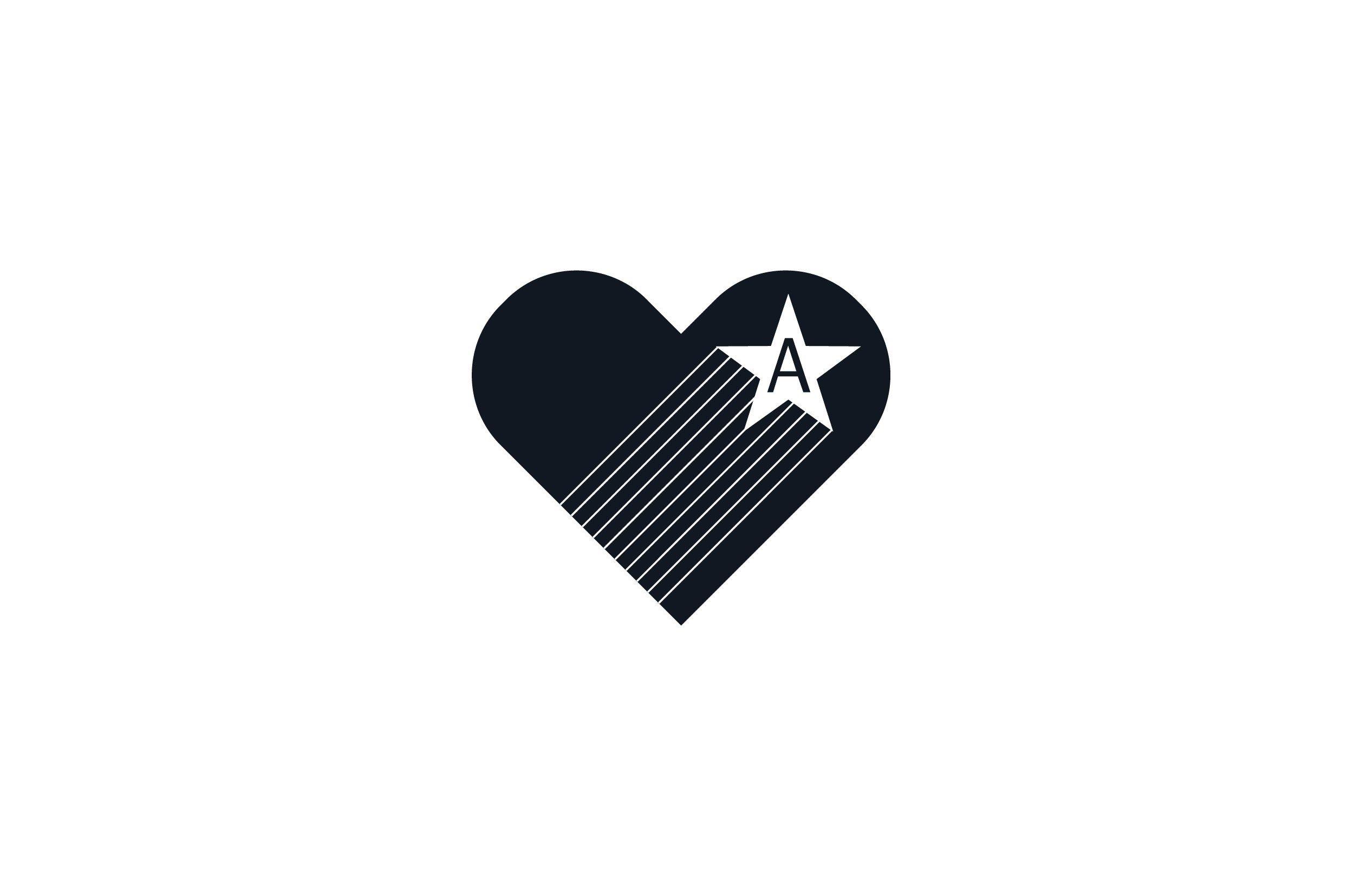 Star in Heart Logo - Amazing Annabelle Logo Design | Gosh Creative | Graphic Design
