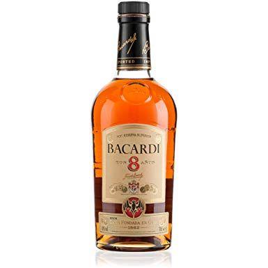 Bacardi 8 Logo - Bacardi 8 Year Old Bahamas Rum 70cl: Amazon.co.uk: Grocery