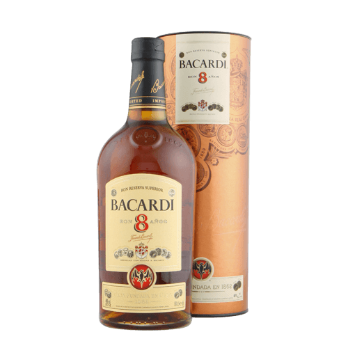 Bacardi 8 Logo - BACARDI 8 YEARS 750ML - Rodse Wine and Liquor