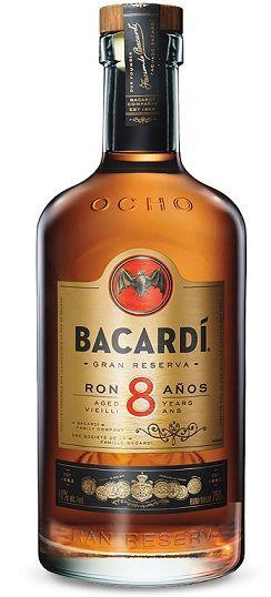 Bacardi 8 Logo - Bacardi Years old Rum and Vine Wine & Spirits