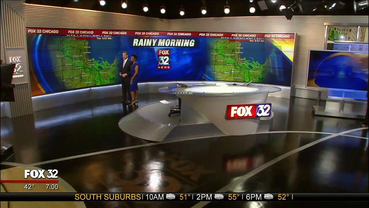 WFLD Channel Logo - Fox Chicago takes full advantage of new set's video walls
