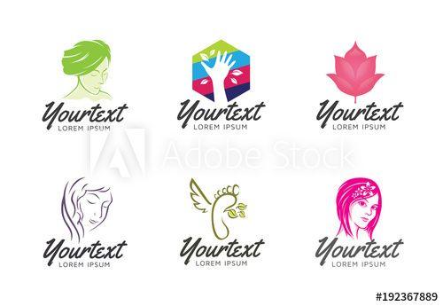 Body Care Logo - Collection of Beauty care logo. Set of vector body care logo and ...
