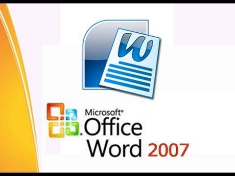 Microsoft Word 2007 Logo - Ms Word 2007 tutorials in Urdu/Hindi |8.Review - YouTube
