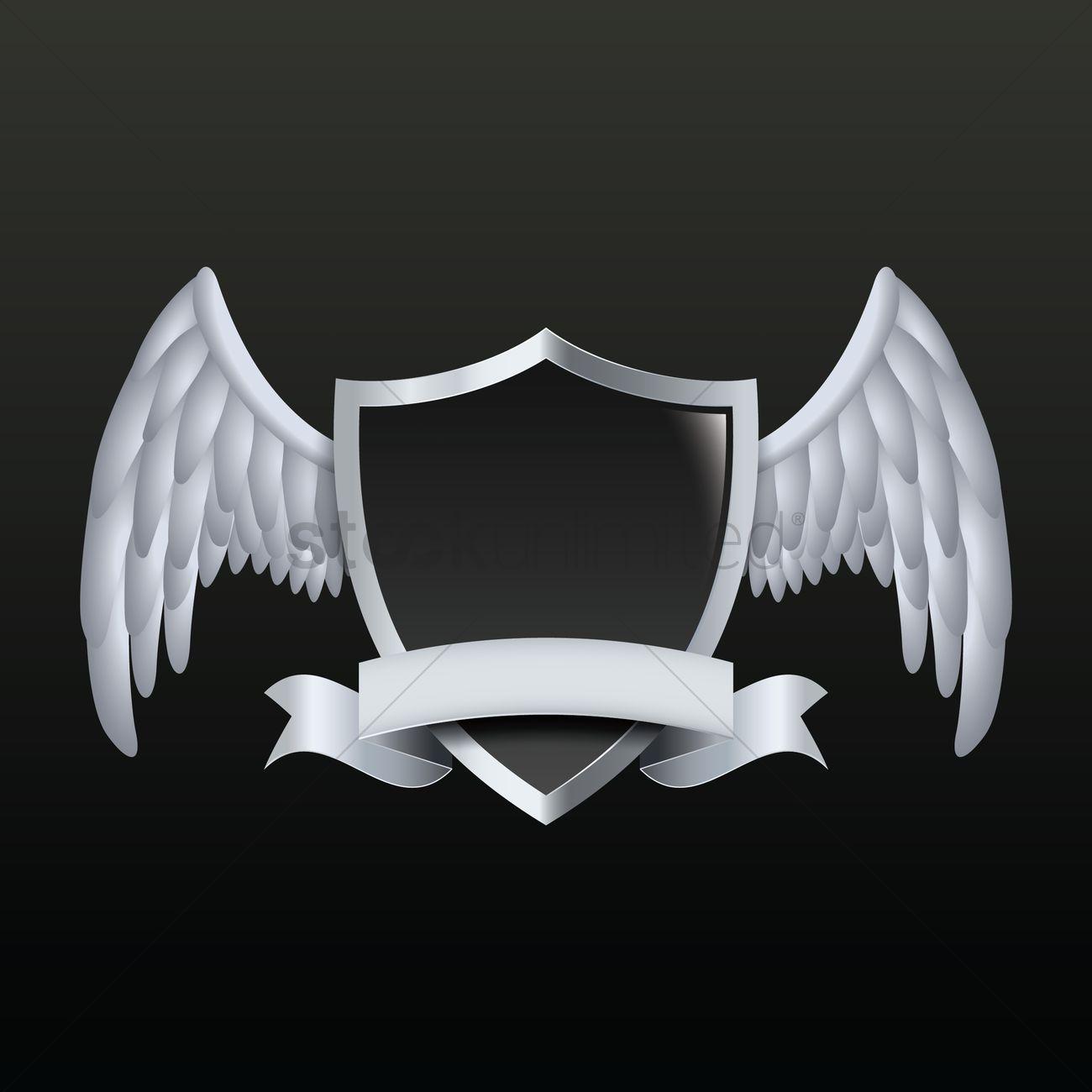 Steel Shield Logo - Shield emblem Vector Image