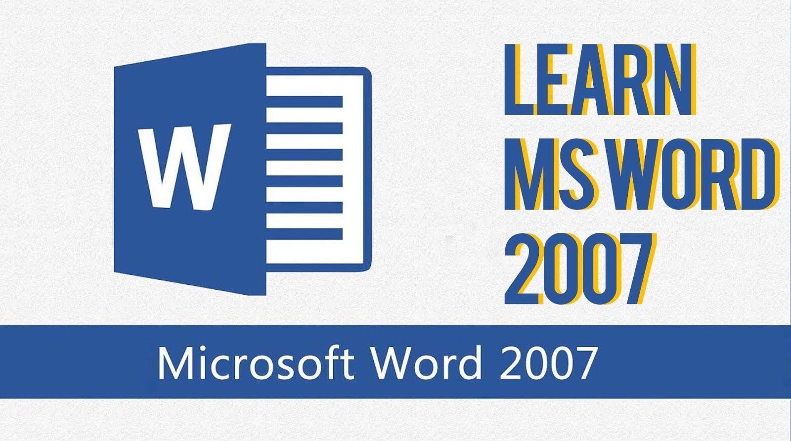 Microsoft Word 2007 Logo - Microsoft Word Tutorial (Bangla). Creative