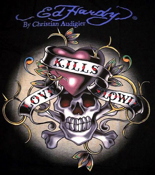 Ed Hardy Logo - Ed Hardy - Love Kills Slowly skull image #94 - Pictures Cafe
