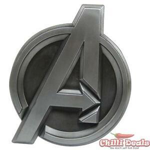 Steel Shield Logo - Marvel comics AVENGERS SHIELD LOGO metal/steel Men's unisex cosplay ...