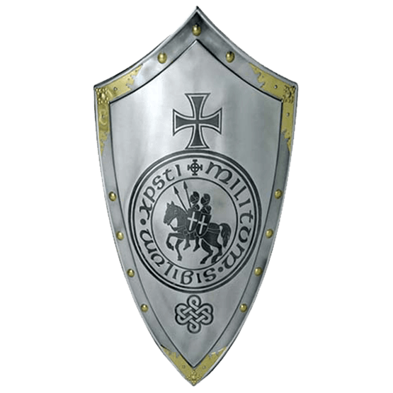 Steel Shield Logo - Templar Knight Steel Shield by Marto - MA-965-1S from Dark Knight ...