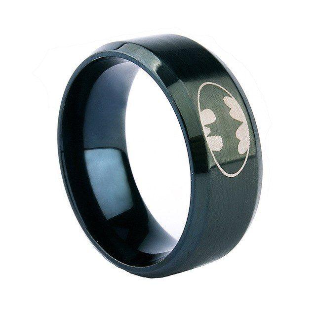 Steel Shield Logo - Fashion Super Hero Superman Ring Man Of Steel Shield Logo