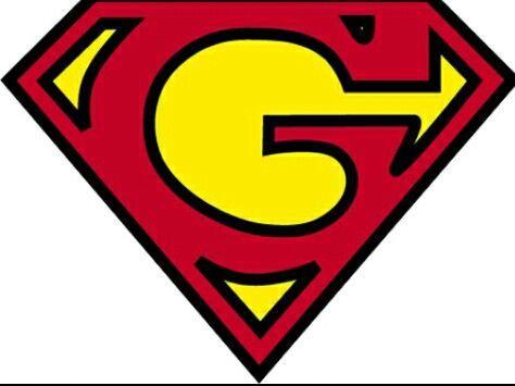 Superhero G Logo - Super G | Gabriel 4th Bday Superhero Party | Pinterest | Lettering ...