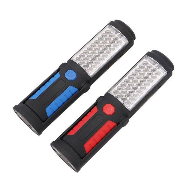 Red and Blue Torch Logo - Handy 41LED Rechargeable Red Blue Torch USB LED Flashlight Work ...