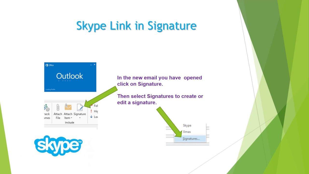 Skype Email Logo - How to create a Skype link in an email signature - YouTube