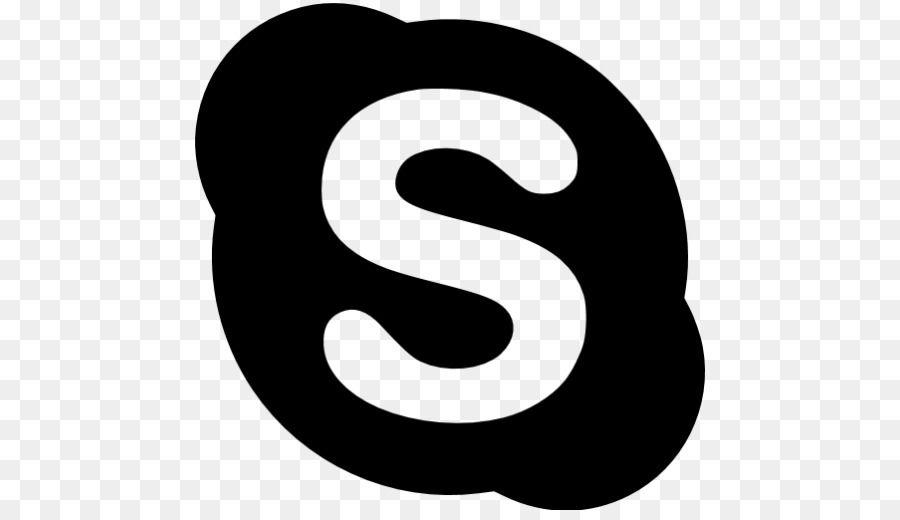 Black Skype Logo - Skype Computer Icons Black Logo - skype png download - 512*512 ...