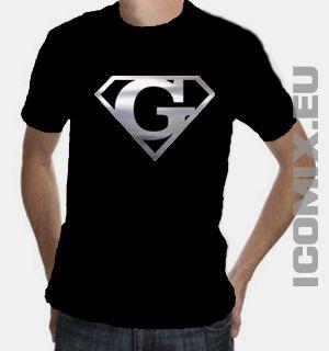 Superhero G Logo - Superman Logo Letter G T Shirt I Silver. Projects To Try