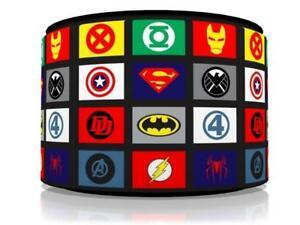 Superhero G Logo - SUPERHERO LOGOS LIGHT SHADE 11 KIDS ROOM matches duvet set GAMING