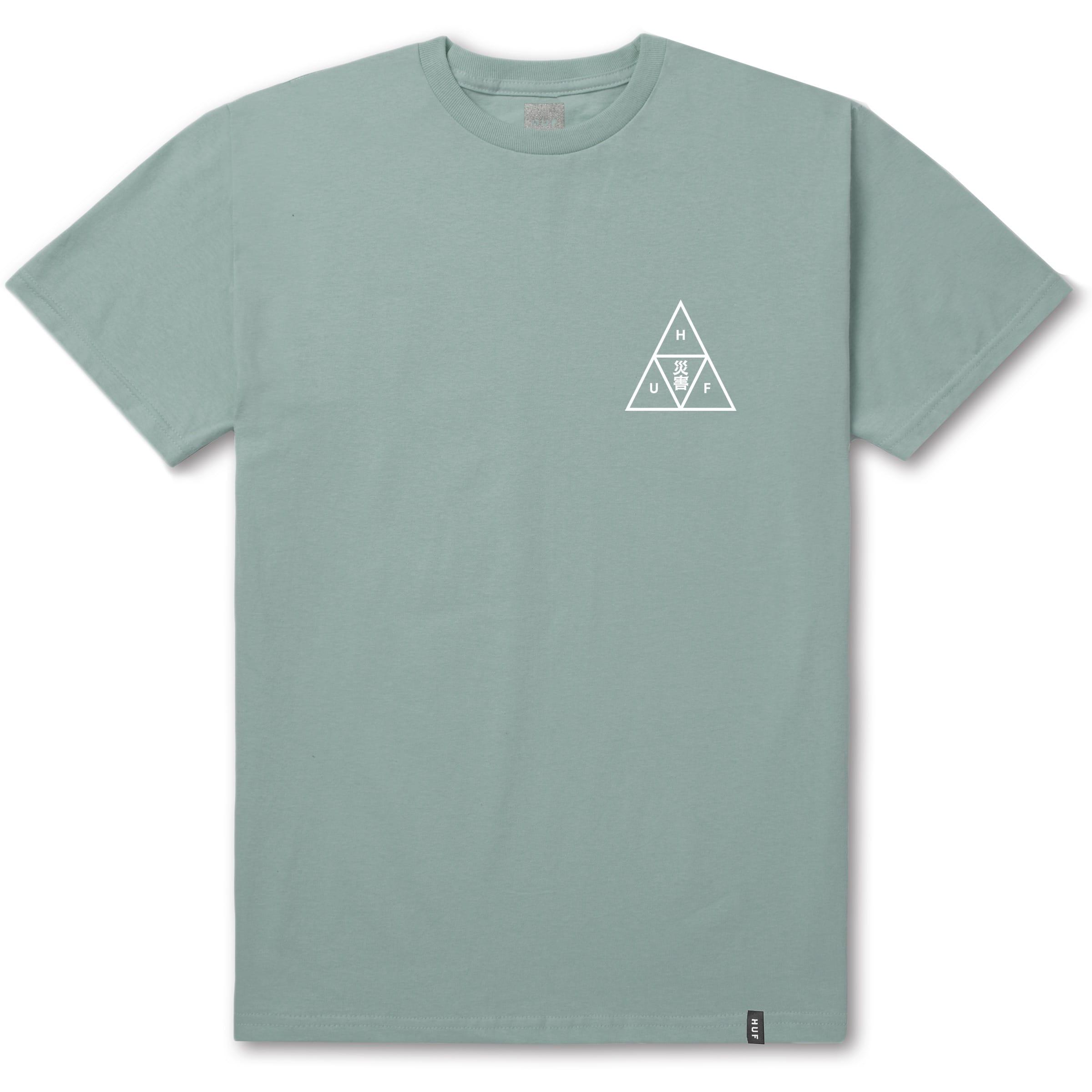 Triangle with Green M Logo - HUF Memorial Triangle Tee