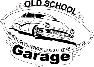 Old School Automotive Logo - Old School Garage - Flamethrowers.com