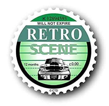 Old School Ford Logo - Novelty Retro Tax Disc Replacement Design With Old School Koolart ...