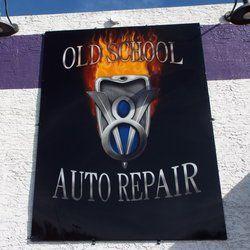 Old School Automotive Logo - Old School Auto Repair - Auto Repair - 33 S Alma School Rd, Mesa, AZ ...