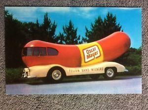 Vintage Oscar Mayer Logo - Vintage Oscar Mayer Wienermobile Postcard Meats | eBay