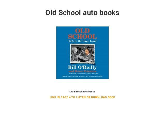 Old School Automotive Logo - Old School auto books