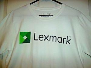 New Lexmark Logo - New Balance Lexmark Logo Advertising Mens T Shirt White Medium | eBay