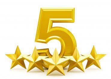 5 Star Review Logo - Another 5 Star Review! - The Purple Property Shop