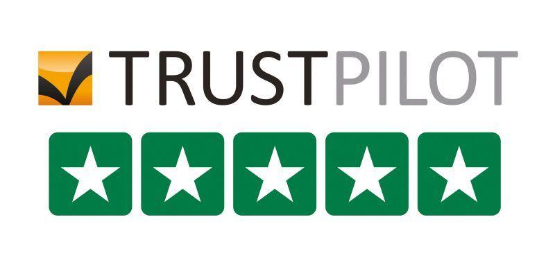 5 Star Review Logo - Trustpilot 5 Star Review Calcom Holdings Limited ISO 9001 2015