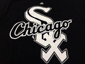 Majestic Clothing Logo - Chicago White Sox Large Classic LOGO Jersey Shirt Majestic Run ...
