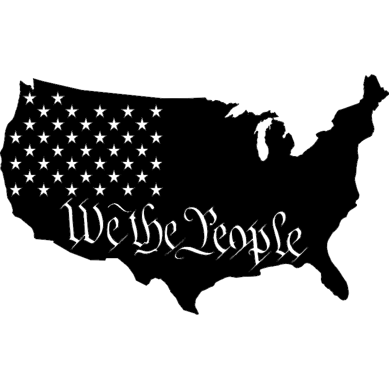 We the People Logo - We The People dxf File Free Download