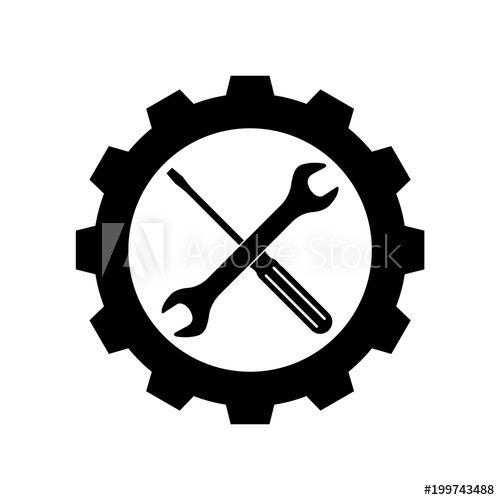 Wrench Logo - Screwdriver and wrench logo , icon - Buy this stock illustration and ...