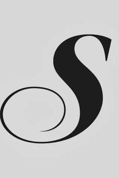 Black Letter S Logo - 60 Best The Letter S images | Calligraphy, Fonts, Hand lettering