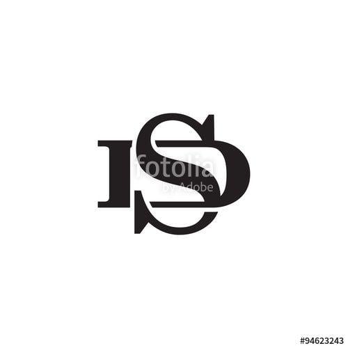 Black Letter S Logo - Letter S and D monogram logo