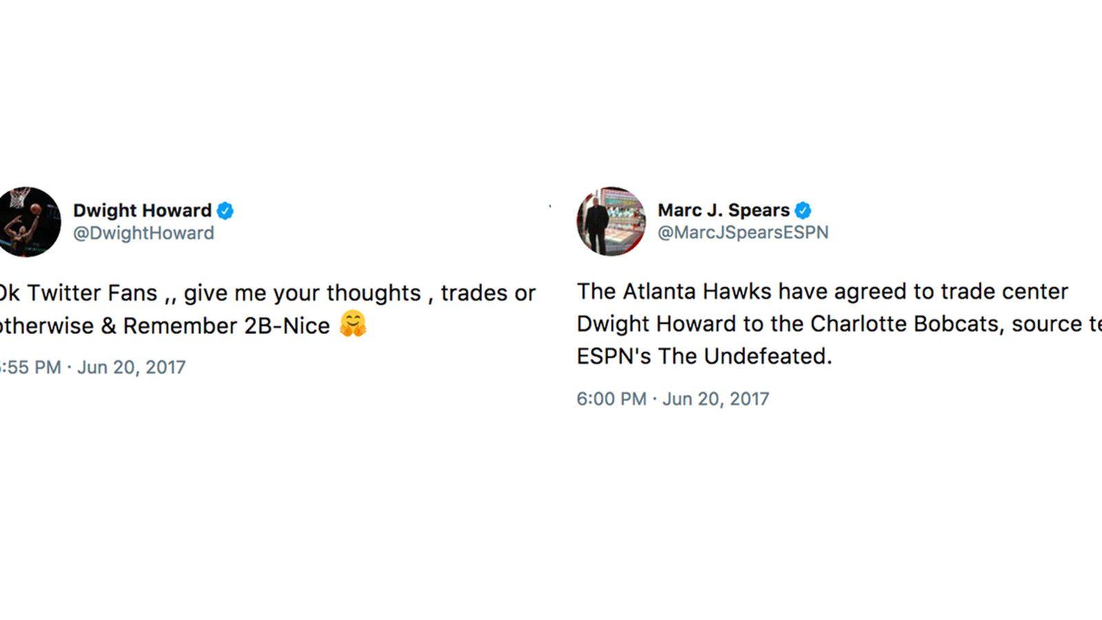 Dwight Howard Logo - Dwight Howard tweeted about NBA trades. 5 minutes later, he was ...