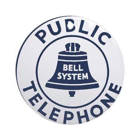 Bell Telephone Logo - Bell Telephone Background- Logo Round Ornament by Admin_CP116869109