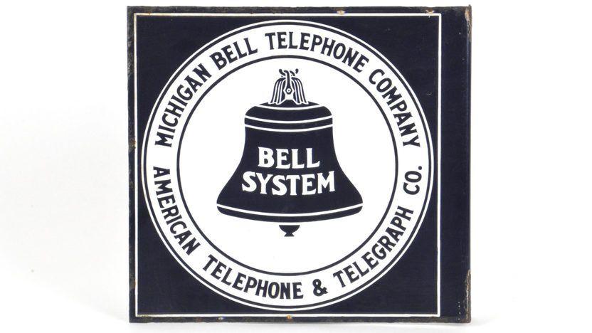 Bell Telephone Logo - Michigan Bell Telephone Company Sign DSPF 12x11