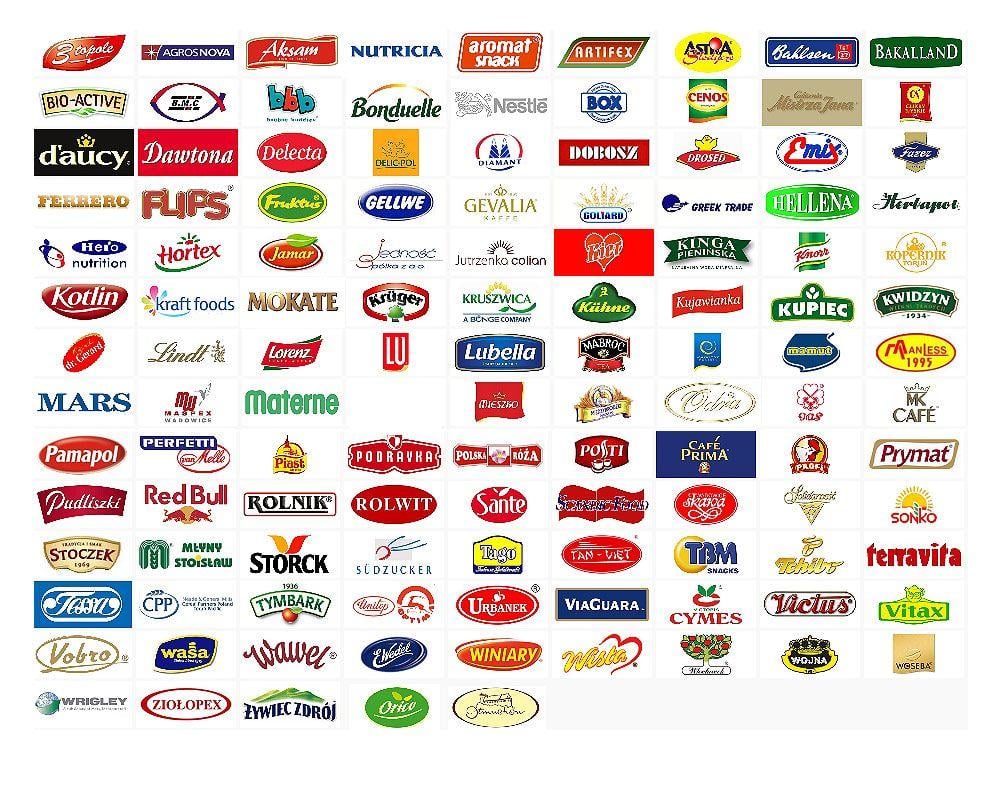 American Food Brand Logos