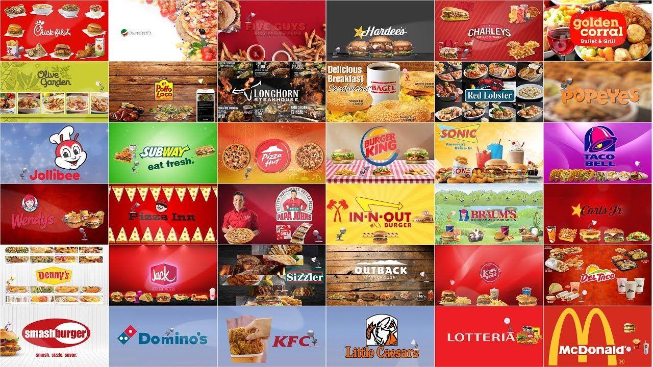 American Food Brands Logo - (Part 1) Fast Food Brands, Restaurants Spoof Pixar Lamps Luxo
