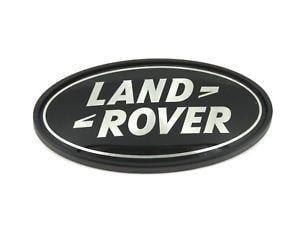 Black Oval Logo - Genuine New LAND ROVER REAR BLACK OVAL BADGE Emblem ...