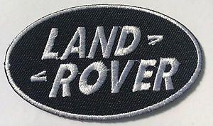 Black Oval Logo - Land Rover Black Oval Logo - embroidered cloth patch. H021203 | eBay
