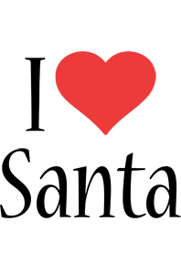 Santa Logo - Santa Logo | Name Logo Generator - I Love, Love Heart, Boots, Friday ...