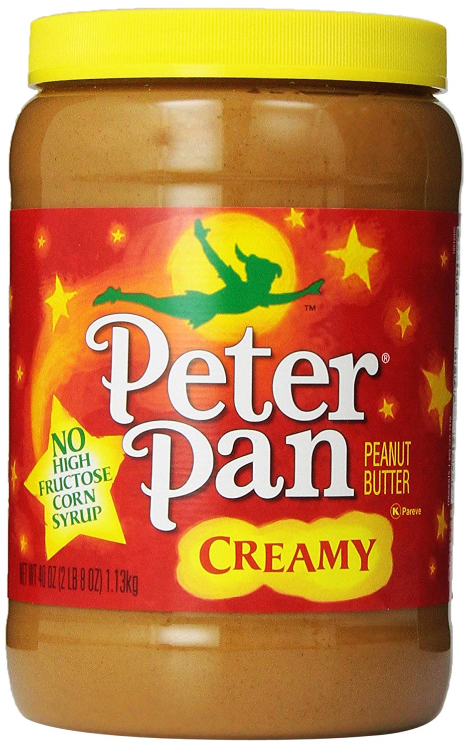 Peter Pan Peanut Butter Logo - Amazon.com : Peter Pan Creamy Peanut Butter, 40 Ounce Jars Pack